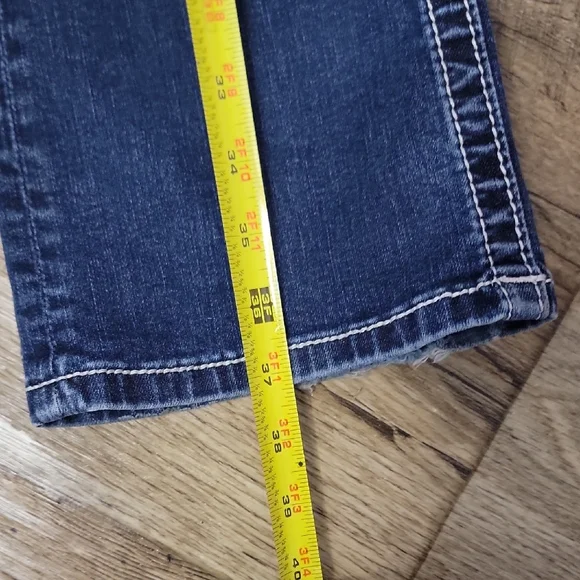 Miss Me Blue Boot Cut Jeans with Classic Indigo Wash - Picture 5 of 7